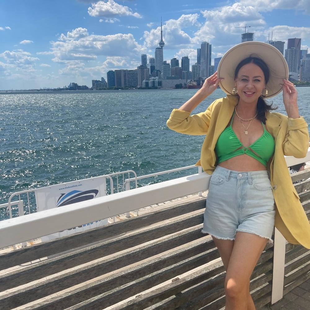 Zara Yellow Blazer linen and cotton